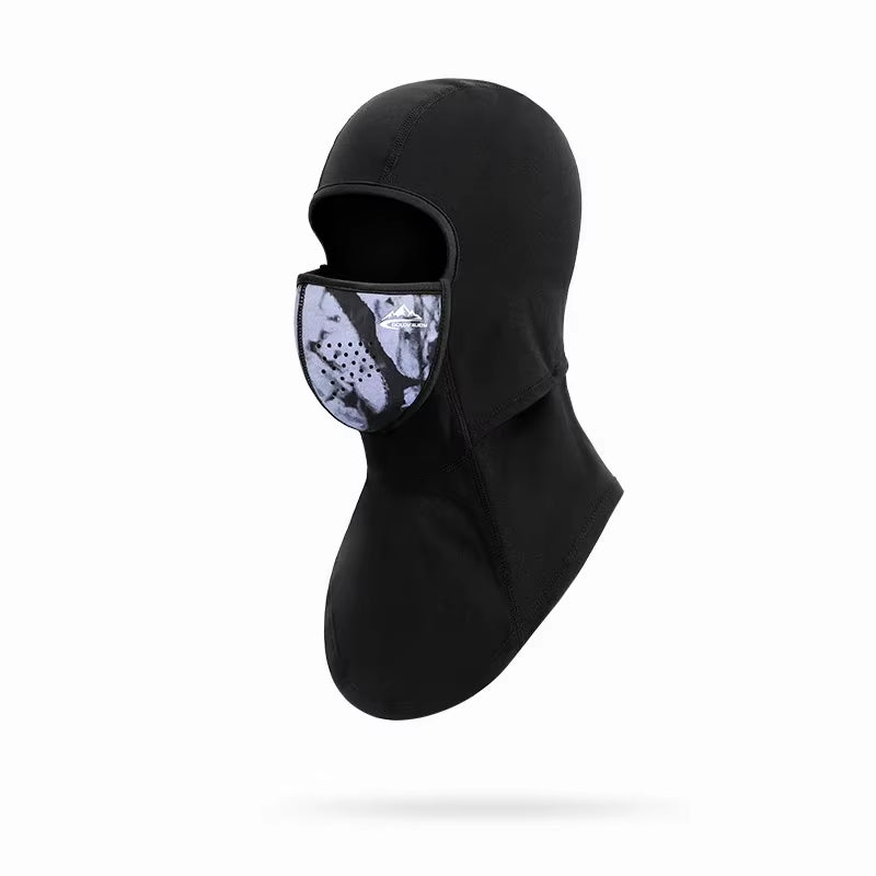 Winter Fleece Hat Balaclava Face Mask Neck Warmer Magnets Ski Mask Breathable Windproof Mask Head Cover Sport Cycling Ski Scarf